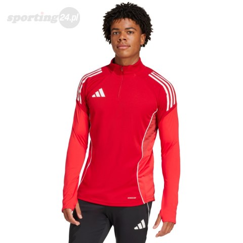 Bluza męska adidas Tiro 25 Competition Training Top czerwona JI6500 Adidas teamwear Bluza męska adidas Tiro 25 Competition Training Top czerwona JI6500 Adidas teamwear