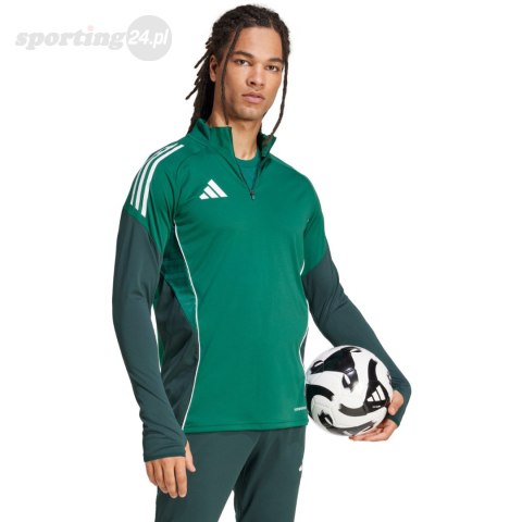 Bluza męska adidas Tiro 25 Competition Training Top zielona JI8938 Adidas teamwear Bluza męska adidas Tiro 25 Competition Training Top zielona JI8938 Adidas teamwear
