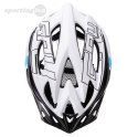 Kask rowerowy Meteor Gruver M 55-58 cm biało-czarno-niebieski 24748 Meteor