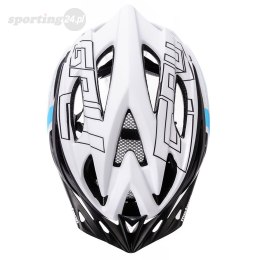 Kask rowerowy Meteor Gruver M 55-58 cm biało-czarno-niebieski 24748 Meteor