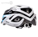 Kask rowerowy Meteor Gruver M 55-58 cm biało-czarno-niebieski 24748 Meteor