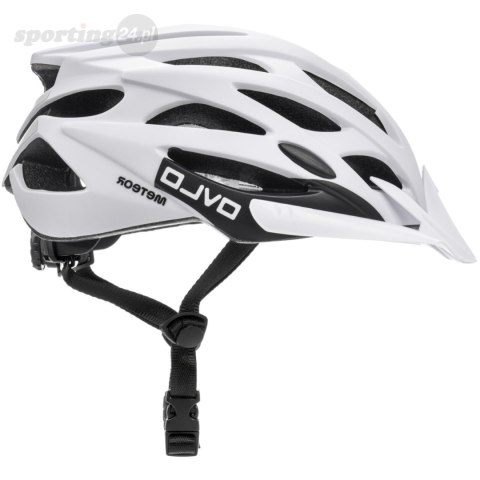 Kask rowerowy Meteor Ovlo M 55-58 cm biały 16860 Meteor Kask rowerowy Meteor Ovlo M 55-58 cm biały 16860 Meteor