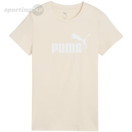 Koszulka damska Puma ESS No.1 Logo Tee beżowa 682371 87 Puma