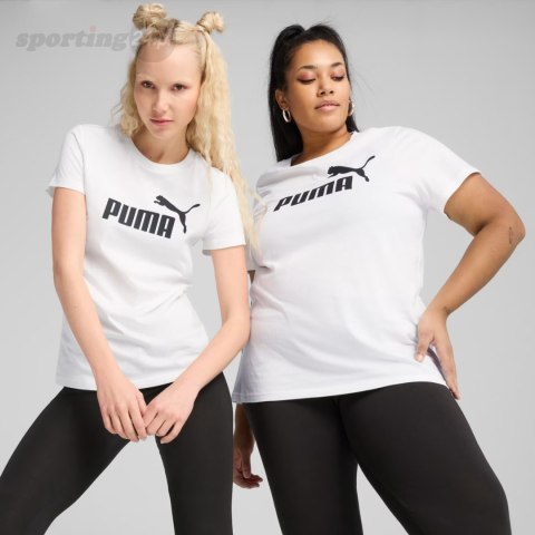 Koszulka damska Puma ESS No.1 Logo Tee biała 682370 02 Puma Koszulka damska Puma ESS No.1 Logo Tee biała 682370 02 Puma