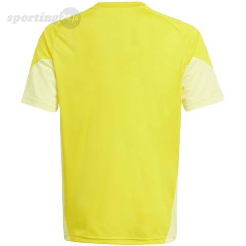 Koszulka dla dzieci adidas Tiro 25 Competition Training Jersey żółta JI8950 Adidas teamwear Koszulka dla dzieci adidas Tiro 25 Competition Training Jersey żółta JI8950 Adidas teamwear