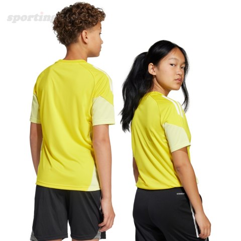 Koszulka dla dzieci adidas Tiro 25 Competition Training Jersey żółta JI8950 Adidas teamwear Koszulka dla dzieci adidas Tiro 25 Competition Training Jersey żółta JI8950 Adidas teamwear