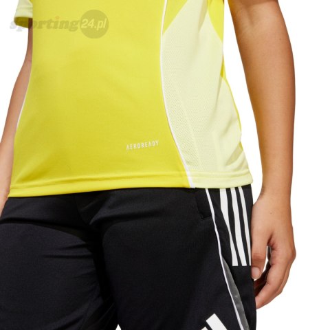 Koszulka dla dzieci adidas Tiro 25 Competition Training Jersey żółta JI8950 Adidas teamwear Koszulka dla dzieci adidas Tiro 25 Competition Training Jersey żółta JI8950 Adidas teamwear