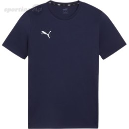 Koszulka męska Puma Team Goal Casuals Tee granatowa 658615 06 Puma