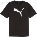 Koszulka męska Puma Team Rise Logo Jersey Cotton czarna 658705 03 Puma