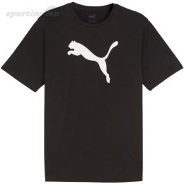 Koszulka męska Puma Team Rise Logo Jersey Cotton czarna 658705 03 Puma