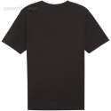 Koszulka męska Puma Team Rise Logo Jersey Cotton czarna 658705 03 Puma