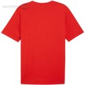 Koszulka męska Puma Team Rise Logo Jersey Cotton czerwona 658705 01 Puma