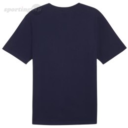 Koszulka męska Puma Team Rise Logo Jersey Cotton granatowa 658705 06 Puma