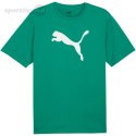 Koszulka męska Puma Team Rise Logo Jersey Cotton zielona 658705 05 Puma Koszulka męska Puma Team Rise Logo Jersey Cotton zielona 658705 05 Puma