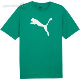 Koszulka męska Puma Team Rise Logo Jersey Cotton zielona 658705 05 Puma