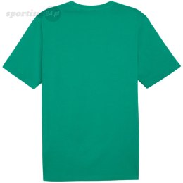 Koszulka męska Puma Team Rise Logo Jersey Cotton zielona 658705 05 Puma