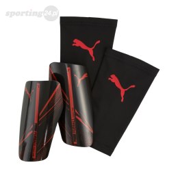 Ochraniacze piłkarskie Puma Attacanto Sleeve czarno-czerwone 030887 09 Puma