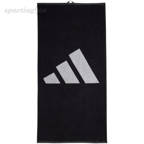 Ręcznik adidas 3BAR S czarno-biały IU1290 Adidas Ręcznik adidas 3BAR S czarno-biały IU1290 Adidas