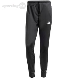 Spodnie męskie adidas 3-Stripes Tricot Regular Tapered czarne JI8809 Adidas