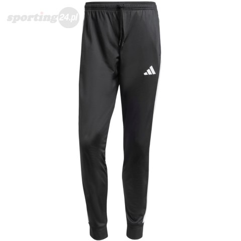 Spodnie męskie adidas 3-Stripes Tricot Regular Tapered czarne JI8809 Adidas Spodnie męskie adidas 3-Stripes Tricot Regular Tapered czarne JI8809 Adidas