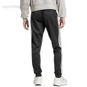 Spodnie męskie adidas 3-Stripes Tricot Regular Tapered czarne JI8809 Adidas