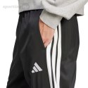 Spodnie męskie adidas 3-Stripes Tricot Regular Tapered czarne JI8809 Adidas