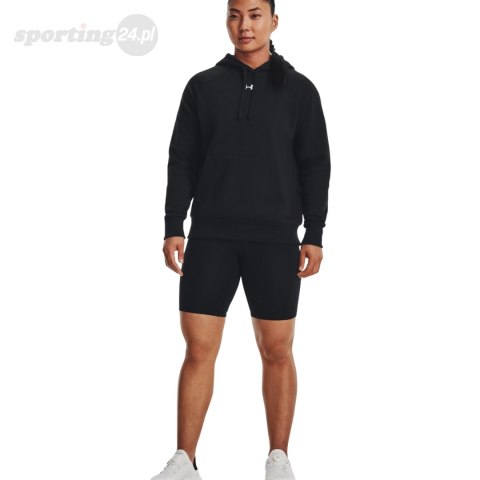 Bluza damska Under Armour Rival Fleece Hoodie czarna 1379500 001 Under Armour Bluza damska Under Armour Rival Fleece Hoodie czarna 1379500 001 Under Armour