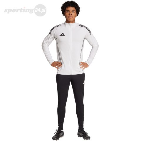 Bluza męska adidas Tiro 25 Competition Training biała JM3555 Adidas teamwear Bluza męska adidas Tiro 25 Competition Training biała JM3555 Adidas teamwear