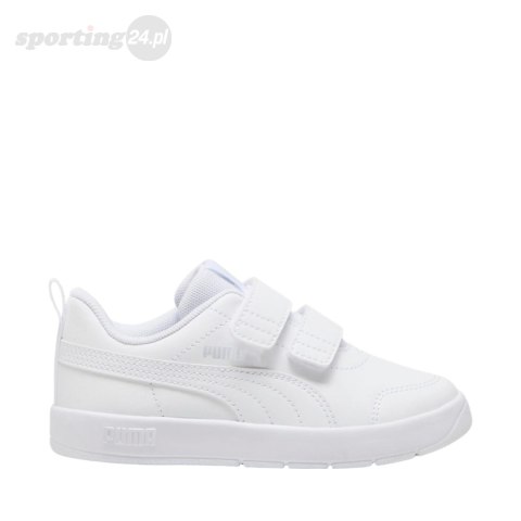 Buty dla dzieci Puma Courtflex V3 V PS białe 397642 02 Puma Buty dla dzieci Puma Courtflex V3 V PS białe 397642 02 Puma
