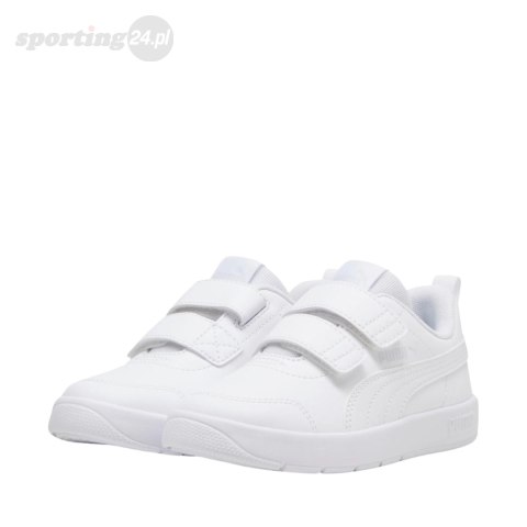 Buty dla dzieci Puma Courtflex V3 V PS białe 397642 02 Puma Buty dla dzieci Puma Courtflex V3 V PS białe 397642 02 Puma