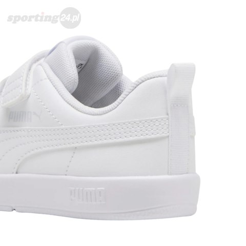 Buty dla dzieci Puma Courtflex V3 V PS białe 397642 02 Puma Buty dla dzieci Puma Courtflex V3 V PS białe 397642 02 Puma