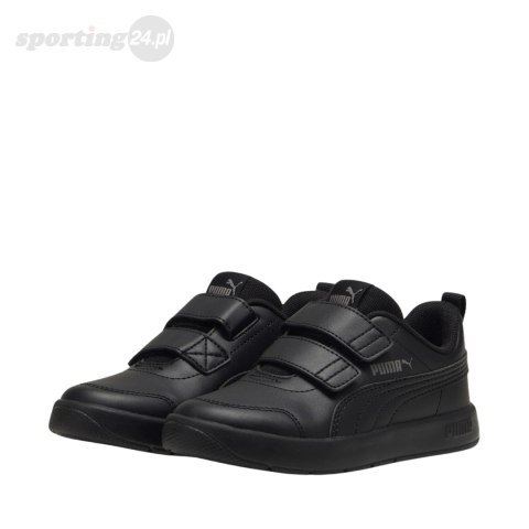 Buty dla dzieci Puma Courtflex V3 V PS czarne 397642 01 Puma Buty dla dzieci Puma Courtflex V3 V PS czarne 397642 01 Puma