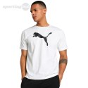 Koszulka męska Puma Team Rise Logo Jersey Cotton biała 658705 04 Puma