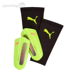 Ochraniacze piłkarskie Puma Ultra Light Sleeve zielono-czarne 30989 02 Puma