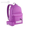 Plecak Puma Phase Set + piórnik fioletowy 91191 05 Puma