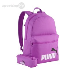 Plecak Puma Phase Set + piórnik fioletowy 91191 05 Puma