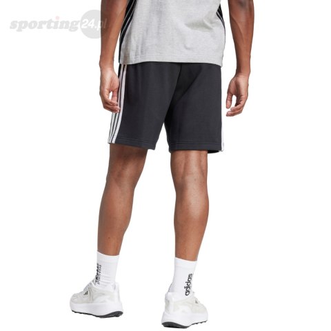 Spodenki męskie adidas Essential 3-Stripes French Terry czarne JE6414 Adidas Spodenki męskie adidas Essential 3-Stripes French Terry czarne JE6414 Adidas