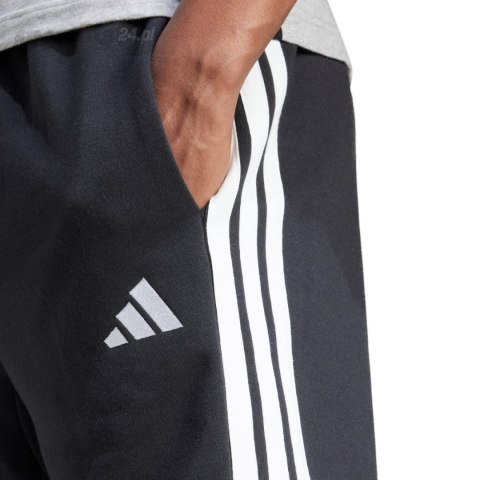 Spodenki męskie adidas Essential 3-Stripes French Terry czarne JE6414 Adidas Spodenki męskie adidas Essential 3-Stripes French Terry czarne JE6414 Adidas
