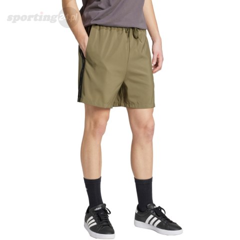 Spodenki męskie adidas Essentials 3-Stripes Chelsea oliwkowe JW1901 Adidas Spodenki męskie adidas Essentials 3-Stripes Chelsea oliwkowe JW1901 Adidas