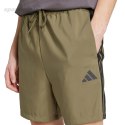 Spodenki męskie adidas Essentials 3-Stripes Chelsea oliwkowe JW1901 Adidas