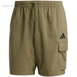 Spodenki męskie adidas Essentials Small Logo Cargo Chelsea oliwkowe JD1827 Adidas