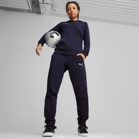 Spodnie damskie Puma Team Goal Casuals granatowe 658604 06 Puma Spodnie damskie Puma Team Goal Casuals granatowe 658604 06 Puma