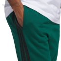 Spodnie męskie adidas Essentials 3-Stripes Fleece zielone JD1860 Adidas