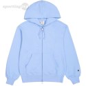Bluza damska Champion Full Zip Hoodie Sweatshirt błękitna 117787 BS186 Champion Bluza damska Champion Full Zip Hoodie Sweatshirt błękitna 117787 BS186 Champion
