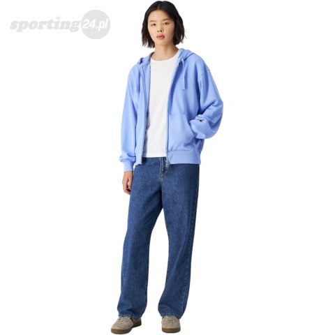 Bluza damska Champion Full Zip Hoodie Sweatshirt błękitna 117787 BS186 Champion Bluza damska Champion Full Zip Hoodie Sweatshirt błękitna 117787 BS186 Champion