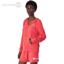 Bluza damska Champion Full Zip Hoodie Sweatshirt różowa 118099 PS203 Champion