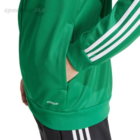Bluza męska adidas Squadra 25 Hoody zielono-biała JP3164 Adidas teamwear Bluza męska adidas Squadra 25 Hoody zielono-biała JP3164 Adidas teamwear