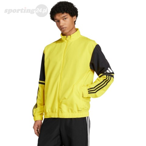 Bluza męska adidas Squadra 25 Presentation żółta JP3385 Adidas teamwear Bluza męska adidas Squadra 25 Presentation żółta JP3385 Adidas teamwear