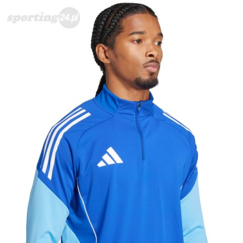 Bluza męska adidas Tiro 25 Competition Training Top niebieska JI8927 Adidas teamwear Bluza męska adidas Tiro 25 Competition Training Top niebieska JI8927 Adidas teamwear