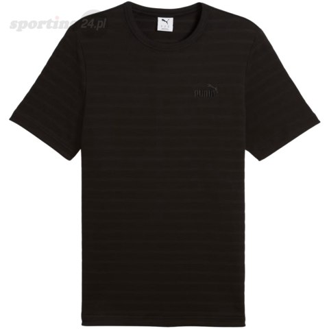 Koszulka męska Puma Ess Elevated Structured Tee czarna 684722 01 Puma Koszulka męska Puma Ess Elevated Structured Tee czarna 684722 01 Puma